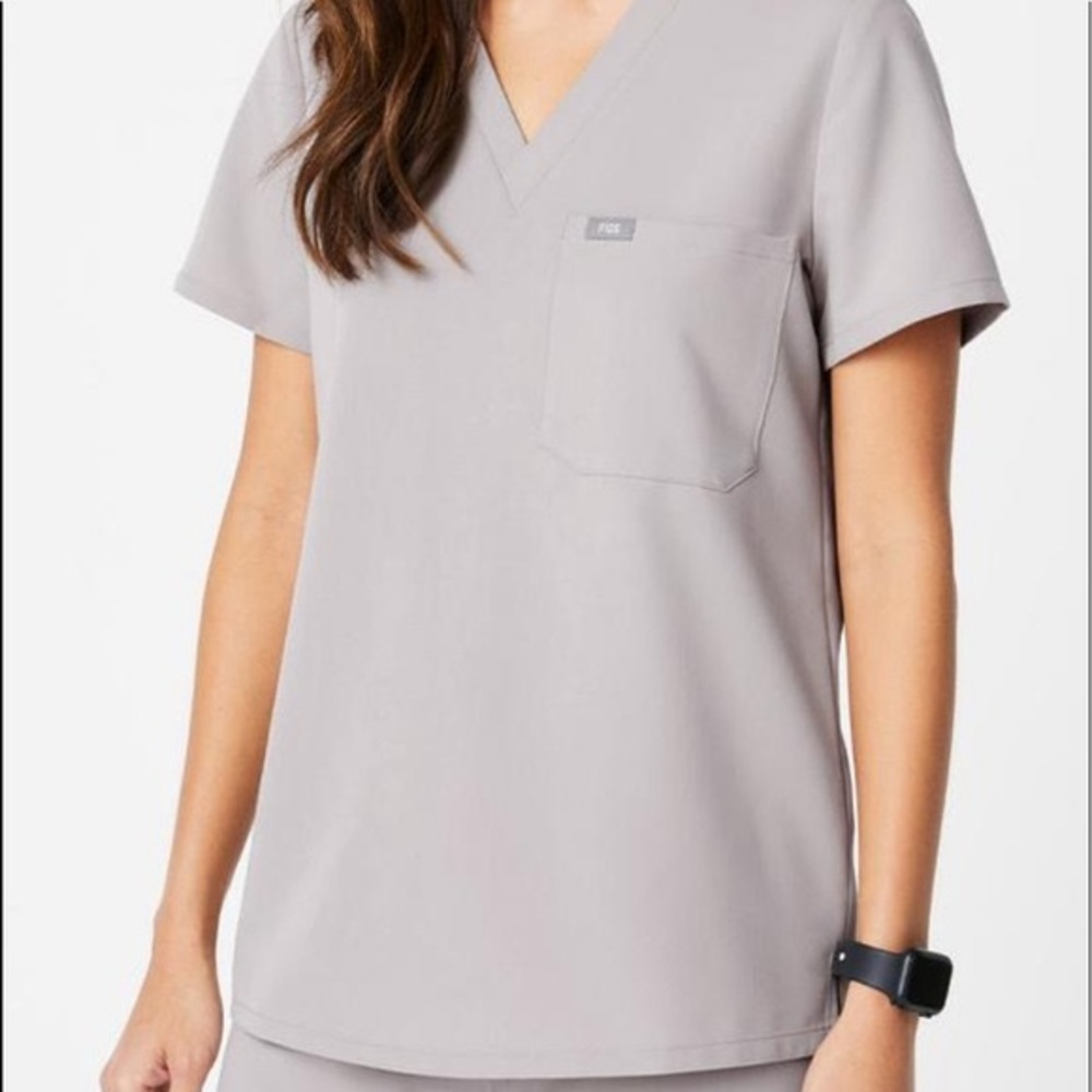 Catarina Slate gray scrub top | XS